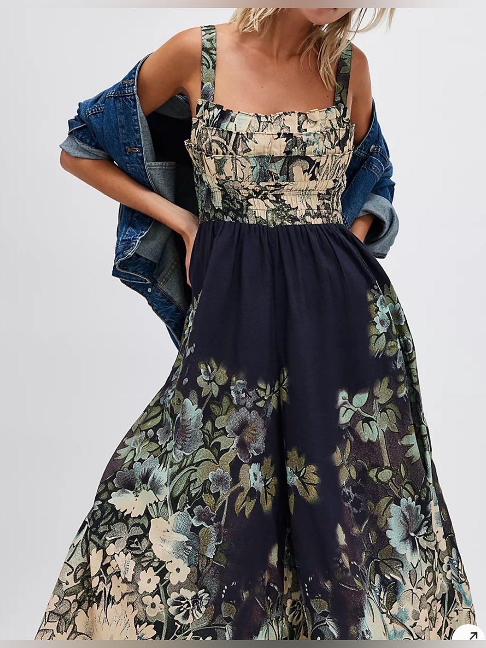Free People Bali Westward Trails Printed
Jumpsuit. M. Value!